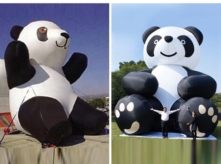 垫江熊猫活动卡通气模